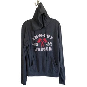 In N Out Sweatshirt Hoodie Grey Size XS Long Sleeve